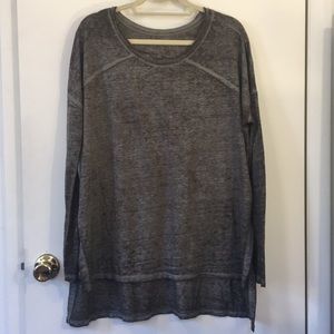 Free People We The Free Brushed Fleece Pullover Top Size Small